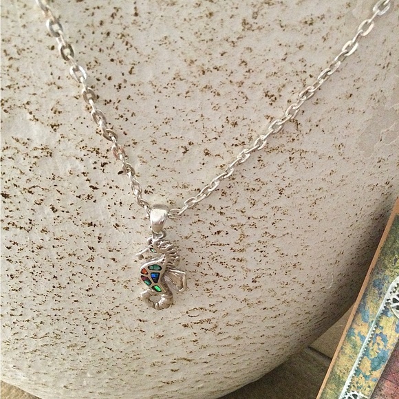 New Sterling Silver 18” Chain and Seahorse - Picture 7 of 10